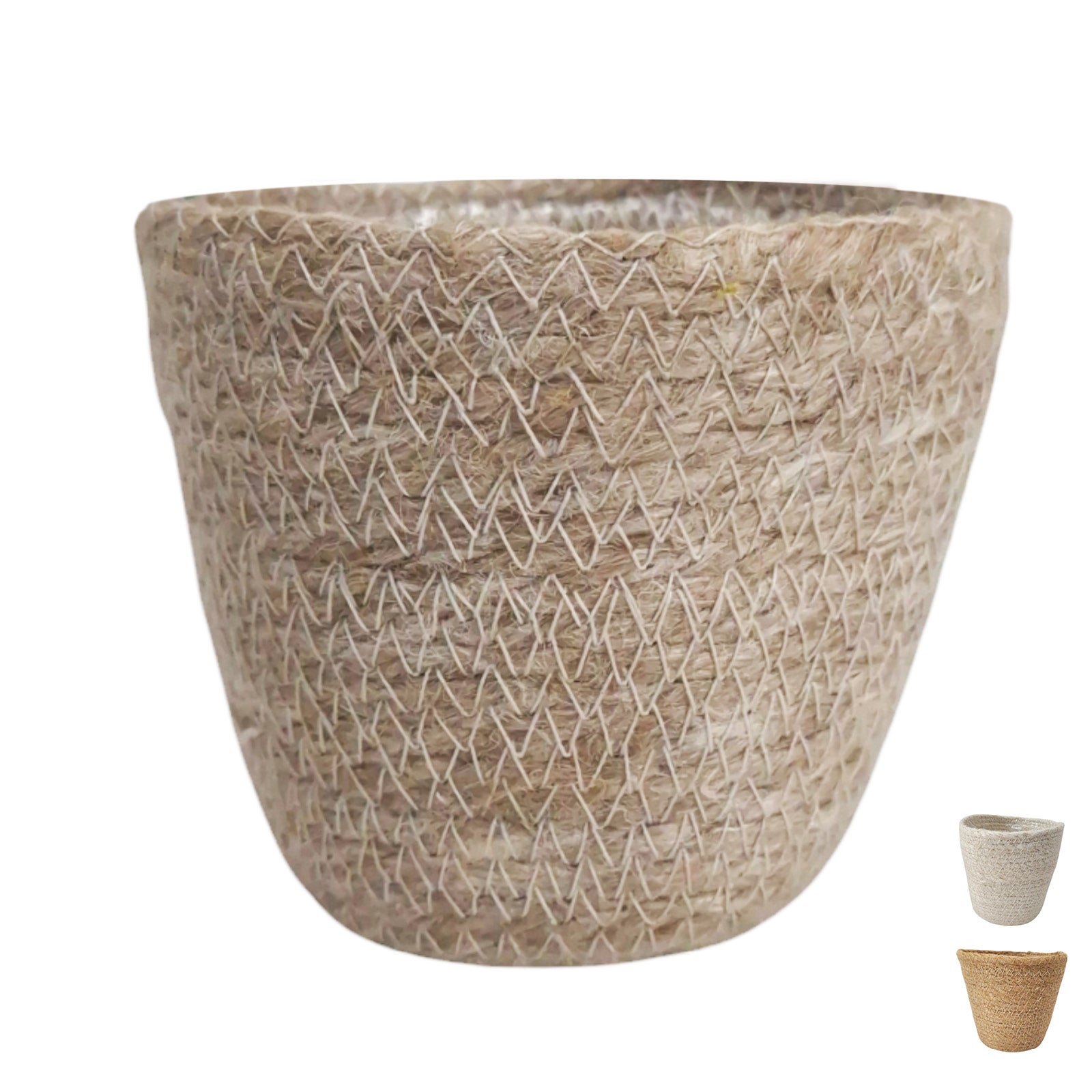 botanica plant pots Jute Plant Pot with Protective Coating – Casa Botanica