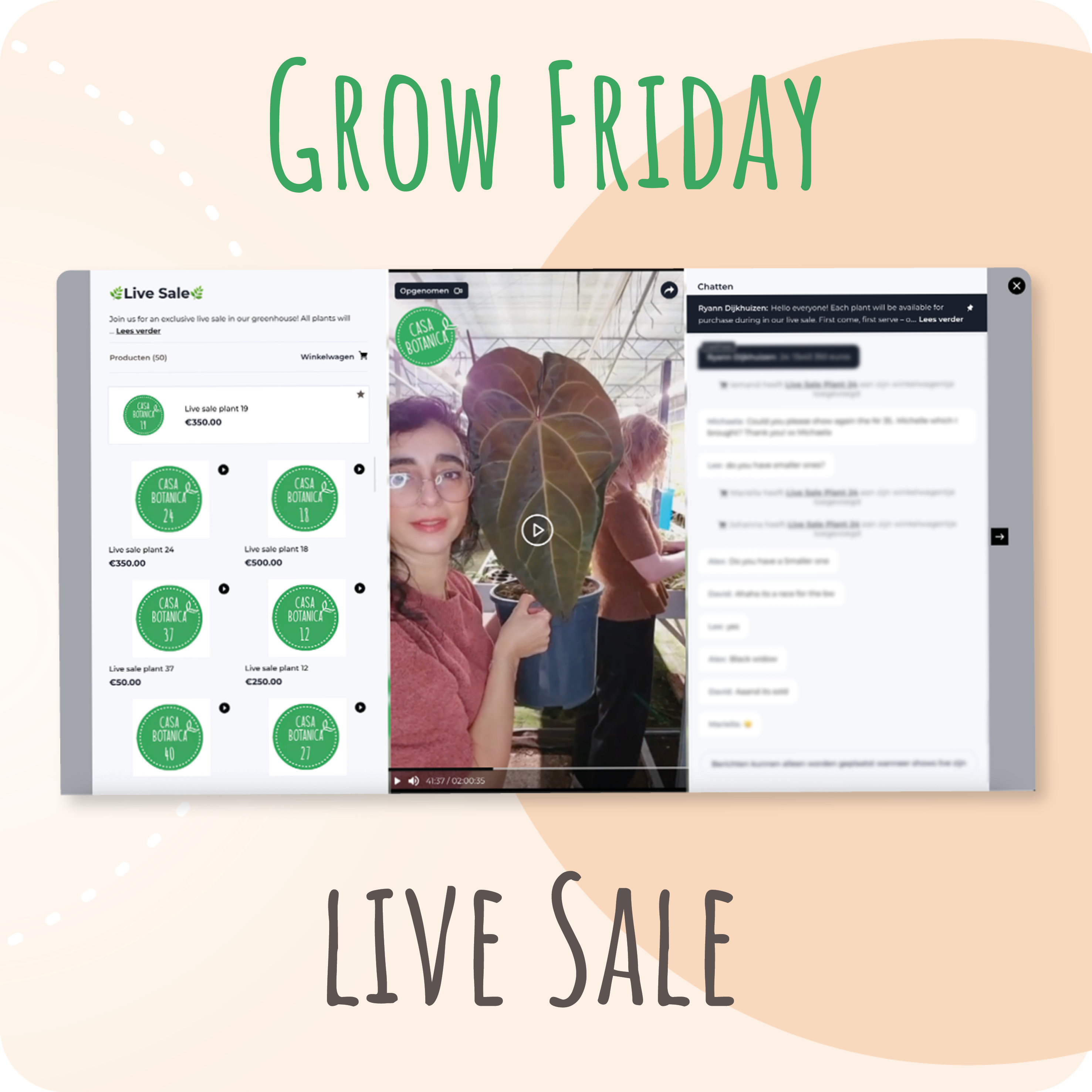 Grow Friday Live Sale