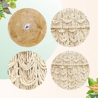 Blumentopf – Aufbewahrungsbehälter – Rattan-Optik – Gewebtes Papier