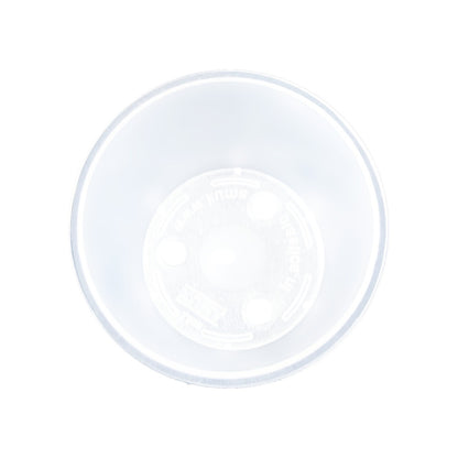 Topf transparent rund