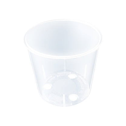Topf transparent rund