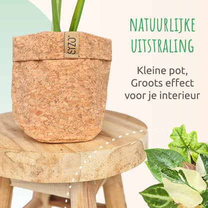 Blumentopf aus Kork