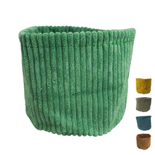 Plant pot Ribbed fabric with protective layer