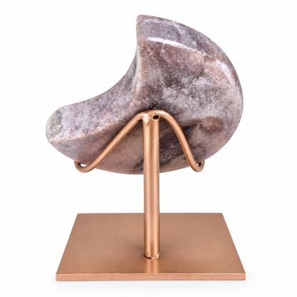 Roze Amethist Druzy Maan - 35