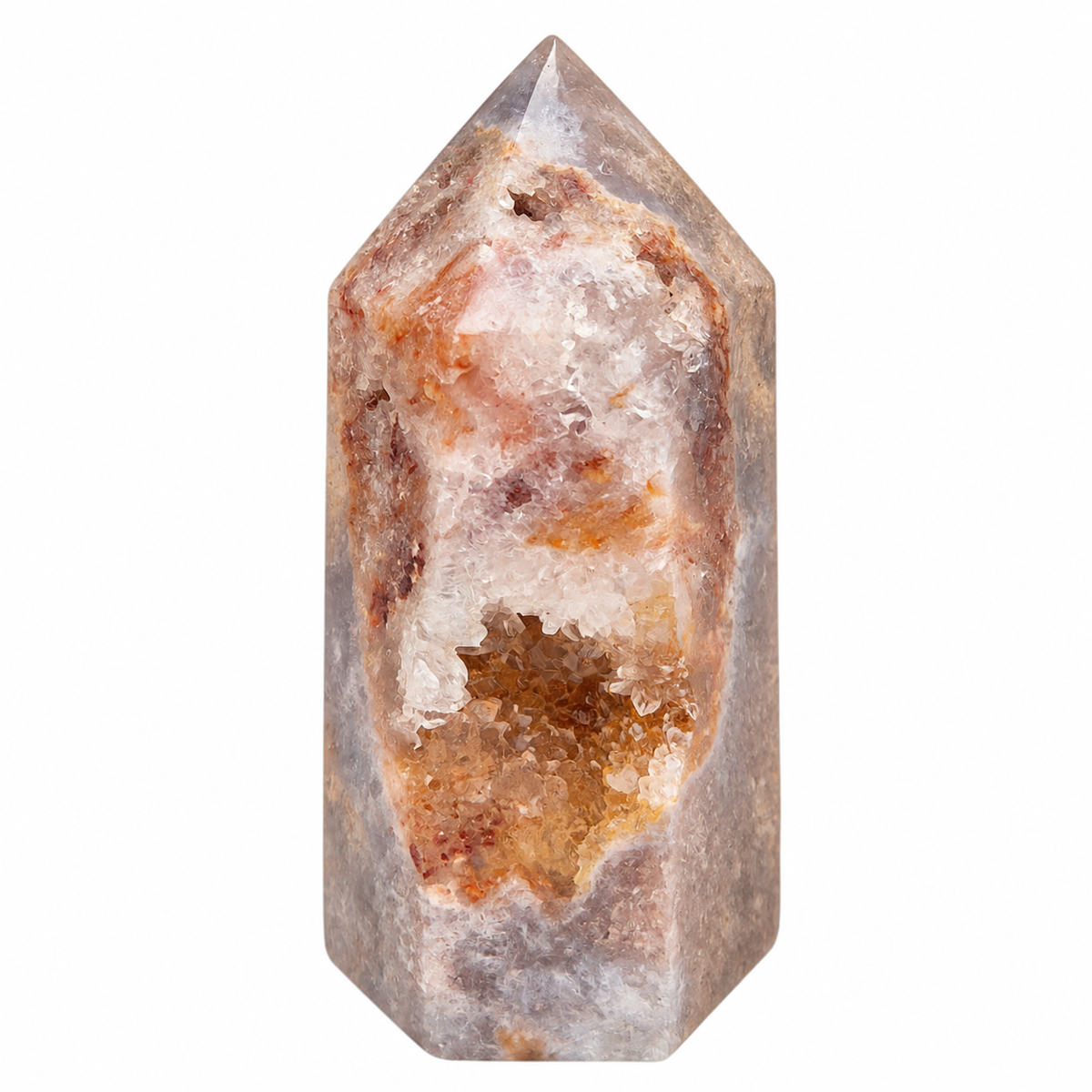 Roze Amethist Druzy Toren - 32