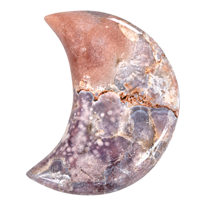 Roze Amethist Druzy Maan - 44