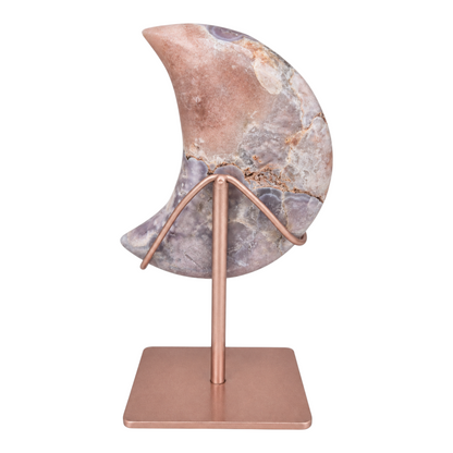 Roze Amethist Druzy Maan - 44
