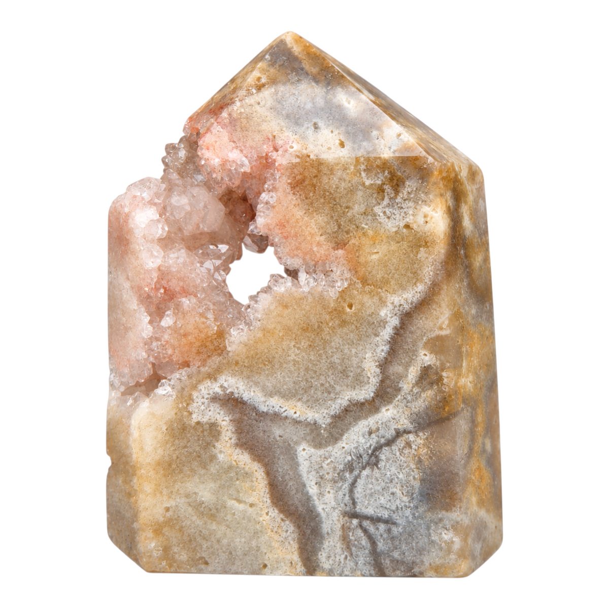 Roze Amethist Druzy Toren - 41