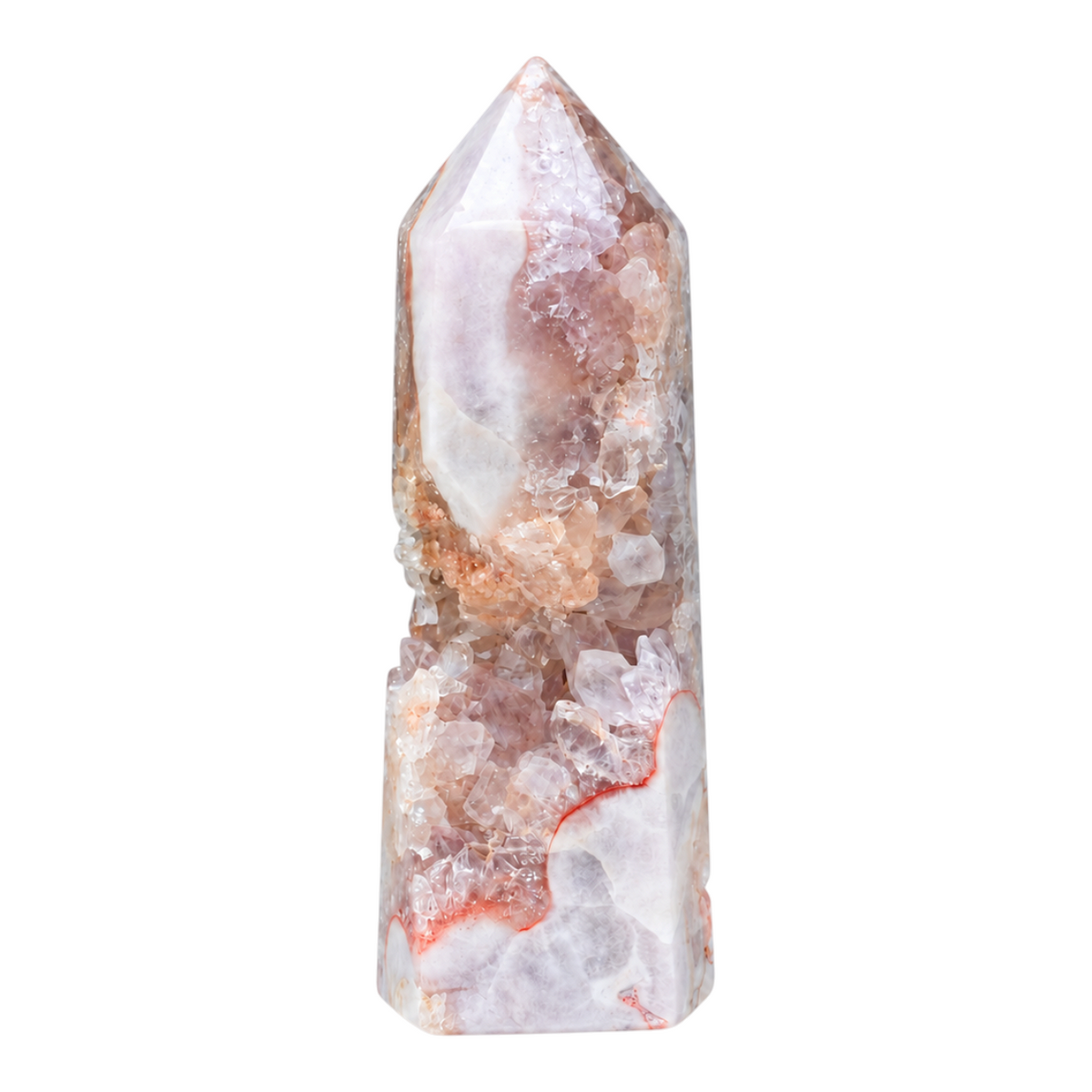 Roze Amethist Toren Bloemagaat - 6